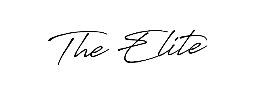 The Elite stylish signature style. Best Handwritten Sign (Antro_Vectra_Bolder) for my name. Handwritten Signature Collection Ideas for my name The Elite. The Elite signature style 7 images and pictures png