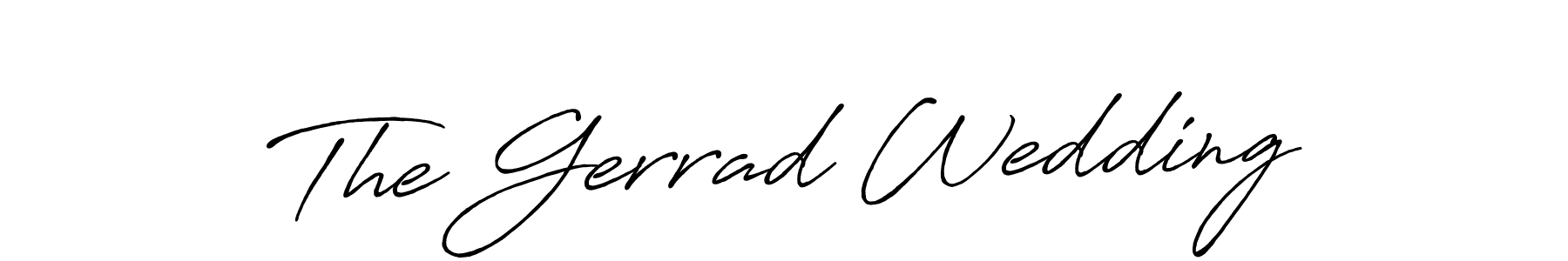 Check out images of Autograph of The Gerrad Wedding name. Actor The Gerrad Wedding Signature Style. Antro_Vectra_Bolder is a professional sign style online. The Gerrad Wedding signature style 7 images and pictures png