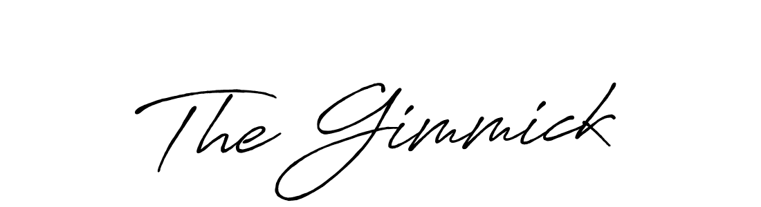 Create a beautiful signature design for name The Gimmick. With this signature (Antro_Vectra_Bolder) fonts, you can make a handwritten signature for free. The Gimmick signature style 7 images and pictures png