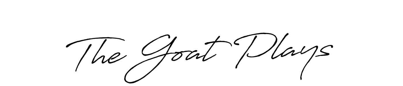 Also we have The Goat Plays name is the best signature style. Create professional handwritten signature collection using Antro_Vectra_Bolder autograph style. The Goat Plays signature style 7 images and pictures png