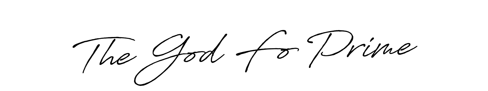 Once you've used our free online signature maker to create your best signature Antro_Vectra_Bolder style, it's time to enjoy all of the benefits that The God Fo Prime name signing documents. The God Fo Prime signature style 7 images and pictures png