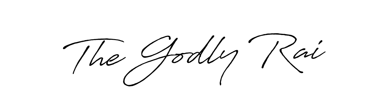 Similarly Antro_Vectra_Bolder is the best handwritten signature design. Signature creator online .You can use it as an online autograph creator for name The Godly Rai. The Godly Rai signature style 7 images and pictures png