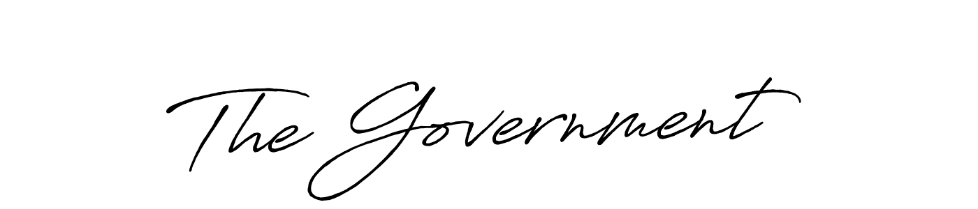 Use a signature maker to create a handwritten signature online. With this signature software, you can design (Antro_Vectra_Bolder) your own signature for name The Government. The Government signature style 7 images and pictures png