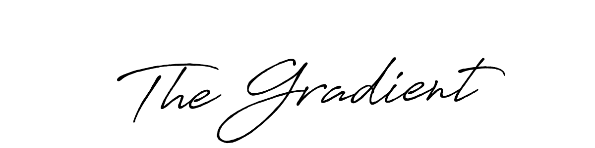 Use a signature maker to create a handwritten signature online. With this signature software, you can design (Antro_Vectra_Bolder) your own signature for name The Gradient. The Gradient signature style 7 images and pictures png