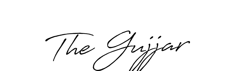 It looks lik you need a new signature style for name The Gujjar. Design unique handwritten (Antro_Vectra_Bolder) signature with our free signature maker in just a few clicks. The Gujjar signature style 7 images and pictures png