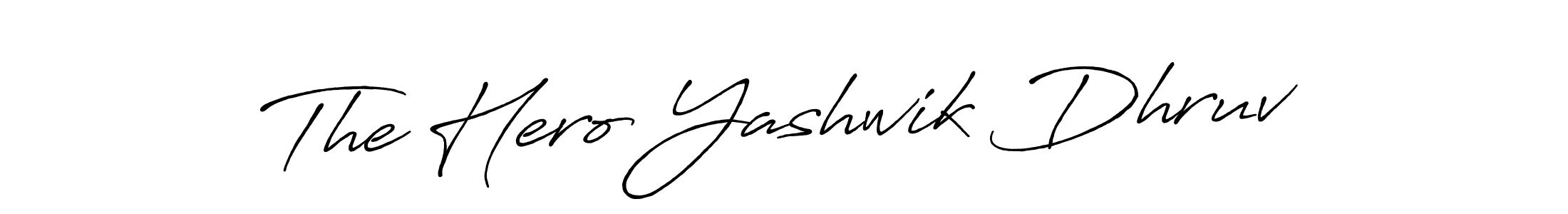 It looks lik you need a new signature style for name The Hero Yashwik Dhruv. Design unique handwritten (Antro_Vectra_Bolder) signature with our free signature maker in just a few clicks. The Hero Yashwik Dhruv signature style 7 images and pictures png