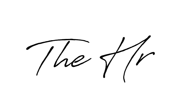 Use a signature maker to create a handwritten signature online. With this signature software, you can design (Antro_Vectra_Bolder) your own signature for name The Hr. The Hr signature style 7 images and pictures png