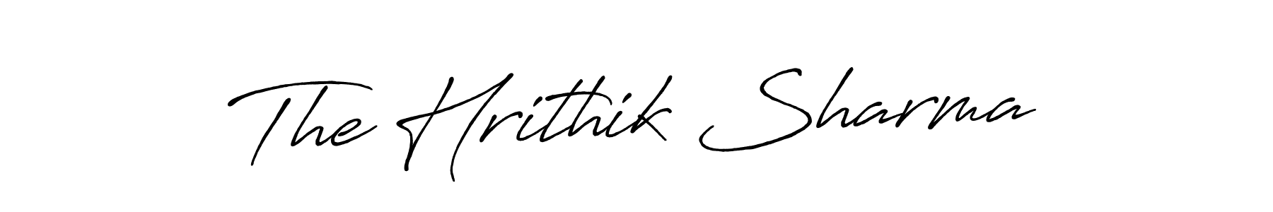 Create a beautiful signature design for name The Hrithik Sharma. With this signature (Antro_Vectra_Bolder) fonts, you can make a handwritten signature for free. The Hrithik Sharma signature style 7 images and pictures png