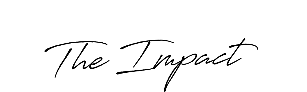 The best way (Antro_Vectra_Bolder) to make a short signature is to pick only two or three words in your name. The name The Impact include a total of six letters. For converting this name. The Impact signature style 7 images and pictures png