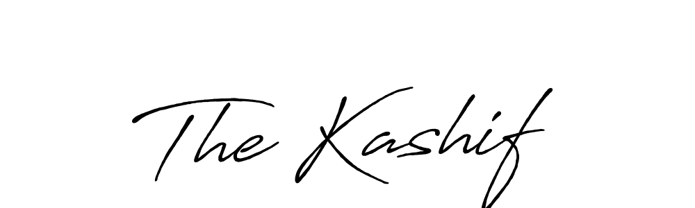 Use a signature maker to create a handwritten signature online. With this signature software, you can design (Antro_Vectra_Bolder) your own signature for name The Kashif. The Kashif signature style 7 images and pictures png