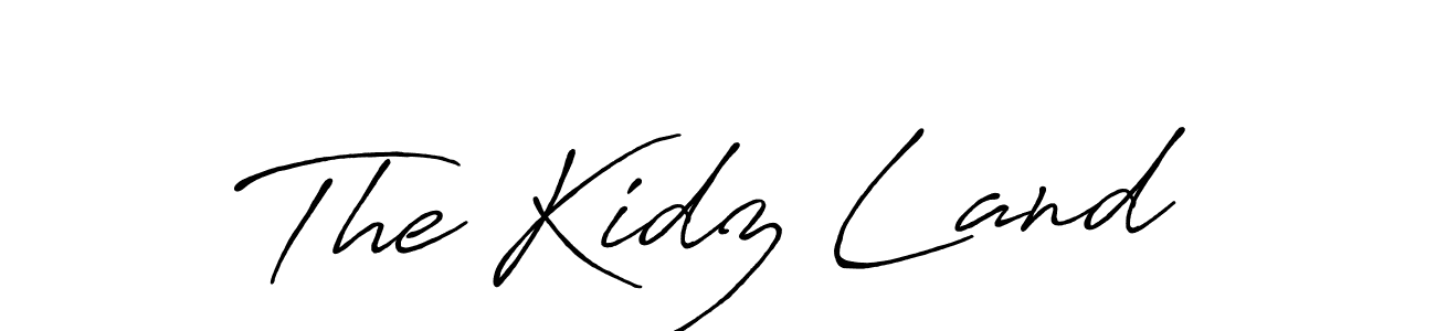 The best way (Antro_Vectra_Bolder) to make a short signature is to pick only two or three words in your name. The name The Kidz Land include a total of six letters. For converting this name. The Kidz Land signature style 7 images and pictures png