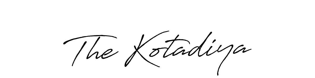 Also we have The Kotadiya name is the best signature style. Create professional handwritten signature collection using Antro_Vectra_Bolder autograph style. The Kotadiya signature style 7 images and pictures png
