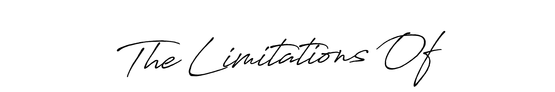 Also we have The Limitations Of name is the best signature style. Create professional handwritten signature collection using Antro_Vectra_Bolder autograph style. The Limitations Of signature style 7 images and pictures png