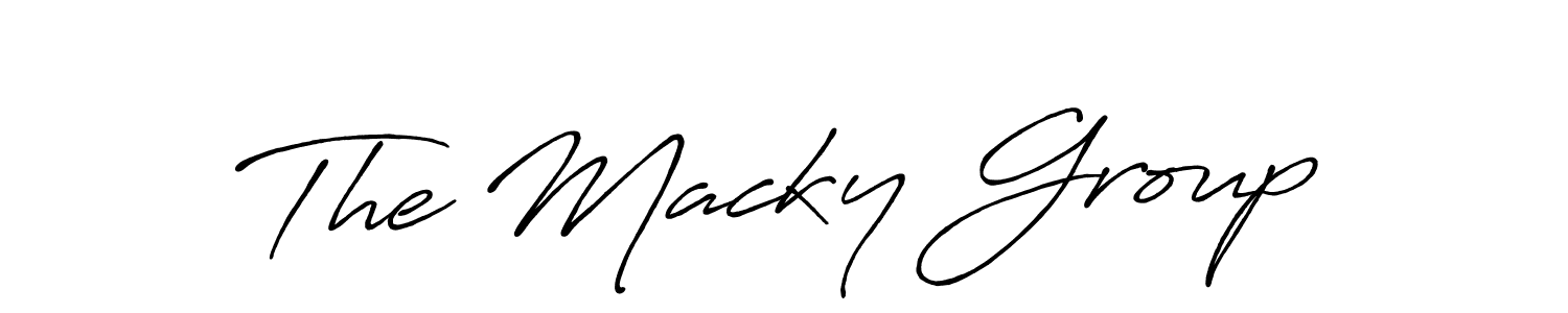 Similarly Antro_Vectra_Bolder is the best handwritten signature design. Signature creator online .You can use it as an online autograph creator for name The Macky Group. The Macky Group signature style 7 images and pictures png