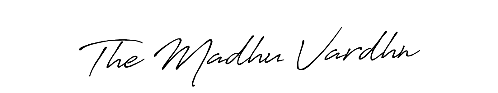 Make a short The Madhu Vardhn signature style. Manage your documents anywhere anytime using Antro_Vectra_Bolder. Create and add eSignatures, submit forms, share and send files easily. The Madhu Vardhn signature style 7 images and pictures png