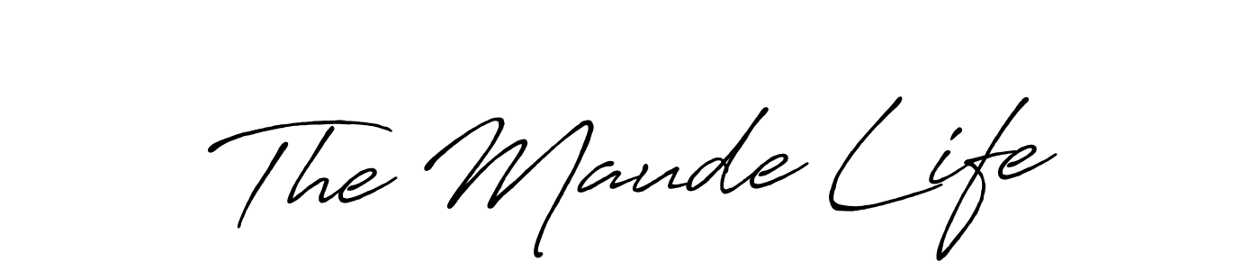 Make a beautiful signature design for name The Maude Life. Use this online signature maker to create a handwritten signature for free. The Maude Life signature style 7 images and pictures png