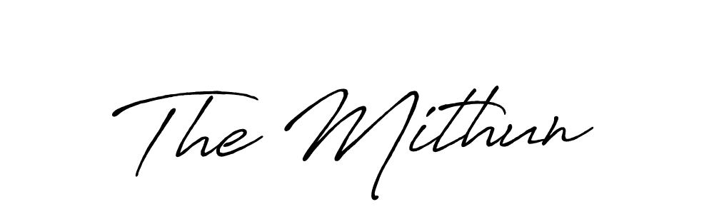 You should practise on your own different ways (Antro_Vectra_Bolder) to write your name (The Mithun) in signature. don't let someone else do it for you. The Mithun signature style 7 images and pictures png