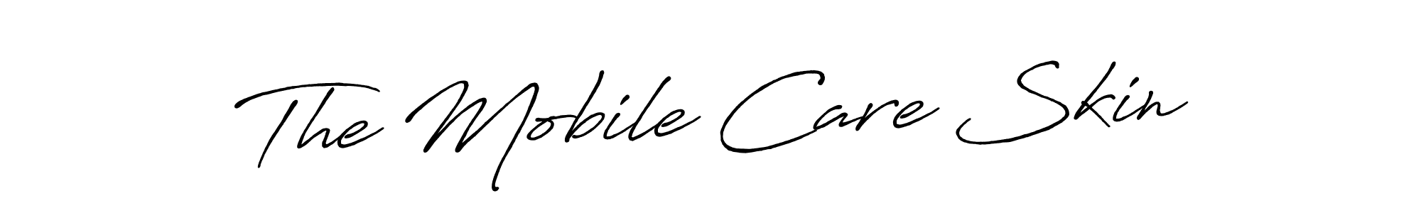 It looks lik you need a new signature style for name The Mobile Care Skin. Design unique handwritten (Antro_Vectra_Bolder) signature with our free signature maker in just a few clicks. The Mobile Care Skin signature style 7 images and pictures png