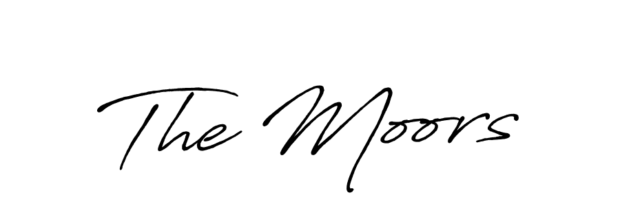 Use a signature maker to create a handwritten signature online. With this signature software, you can design (Antro_Vectra_Bolder) your own signature for name The Moors. The Moors signature style 7 images and pictures png