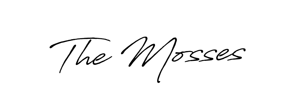 Make a beautiful signature design for name The Mosses. Use this online signature maker to create a handwritten signature for free. The Mosses signature style 7 images and pictures png