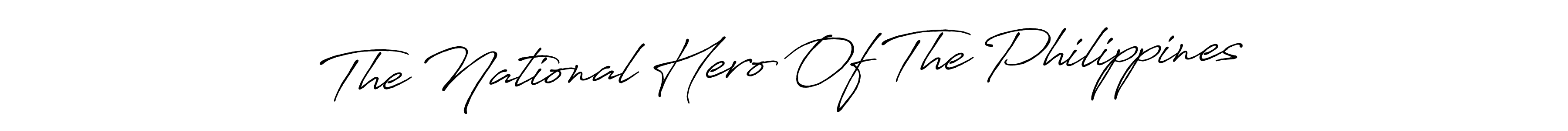 Also we have The National Hero Of The Philippines name is the best signature style. Create professional handwritten signature collection using Antro_Vectra_Bolder autograph style. The National Hero Of The Philippines signature style 7 images and pictures png