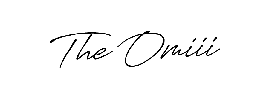 The best way (Antro_Vectra_Bolder) to make a short signature is to pick only two or three words in your name. The name The Omiii include a total of six letters. For converting this name. The Omiii signature style 7 images and pictures png