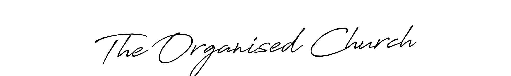 Similarly Antro_Vectra_Bolder is the best handwritten signature design. Signature creator online .You can use it as an online autograph creator for name The Organised Church. The Organised Church signature style 7 images and pictures png
