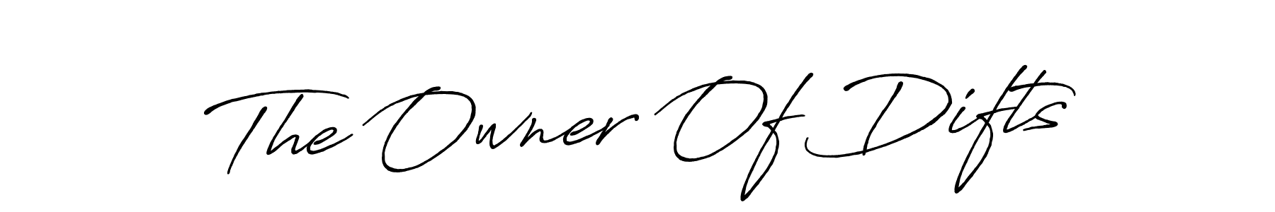 Design your own signature with our free online signature maker. With this signature software, you can create a handwritten (Antro_Vectra_Bolder) signature for name The Owner Of Difts. The Owner Of Difts signature style 7 images and pictures png