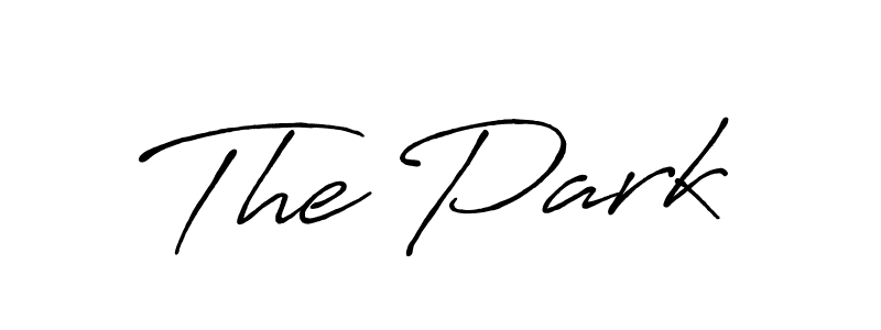 Design your own signature with our free online signature maker. With this signature software, you can create a handwritten (Antro_Vectra_Bolder) signature for name The Park. The Park signature style 7 images and pictures png