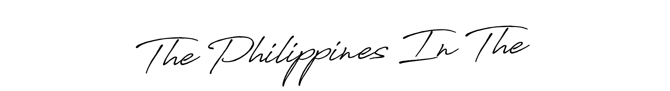 if you are searching for the best signature style for your name The Philippines In The. so please give up your signature search. here we have designed multiple signature styles  using Antro_Vectra_Bolder. The Philippines In The signature style 7 images and pictures png