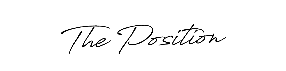 You should practise on your own different ways (Antro_Vectra_Bolder) to write your name (The Position) in signature. don't let someone else do it for you. The Position signature style 7 images and pictures png