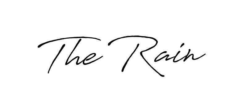 Similarly Antro_Vectra_Bolder is the best handwritten signature design. Signature creator online .You can use it as an online autograph creator for name The Rain. The Rain signature style 7 images and pictures png