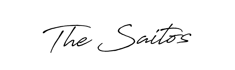 How to make The Saitos name signature. Use Antro_Vectra_Bolder style for creating short signs online. This is the latest handwritten sign. The Saitos signature style 7 images and pictures png
