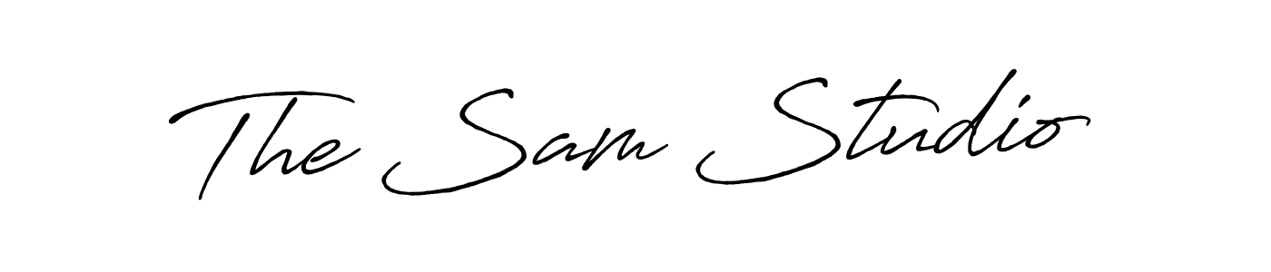 It looks lik you need a new signature style for name The Sam Studio. Design unique handwritten (Antro_Vectra_Bolder) signature with our free signature maker in just a few clicks. The Sam Studio signature style 7 images and pictures png