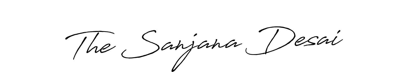 Once you've used our free online signature maker to create your best signature Antro_Vectra_Bolder style, it's time to enjoy all of the benefits that The Sanjana Desai name signing documents. The Sanjana Desai signature style 7 images and pictures png