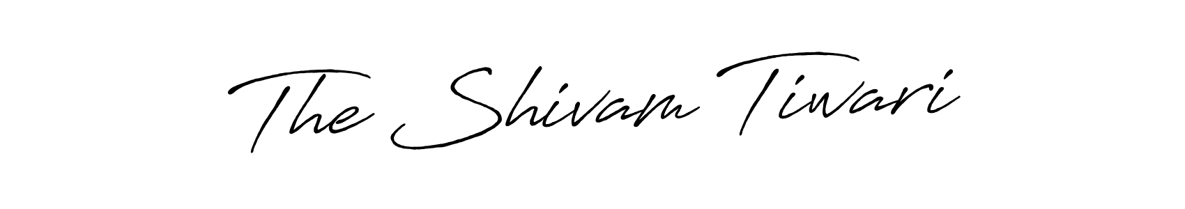 Make a beautiful signature design for name The Shivam Tiwari. With this signature (Antro_Vectra_Bolder) style, you can create a handwritten signature for free. The Shivam Tiwari signature style 7 images and pictures png