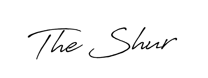 How to Draw The Shur signature style? Antro_Vectra_Bolder is a latest design signature styles for name The Shur. The Shur signature style 7 images and pictures png