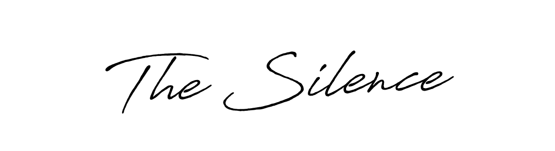 How to Draw The Silence signature style? Antro_Vectra_Bolder is a latest design signature styles for name The Silence. The Silence signature style 7 images and pictures png