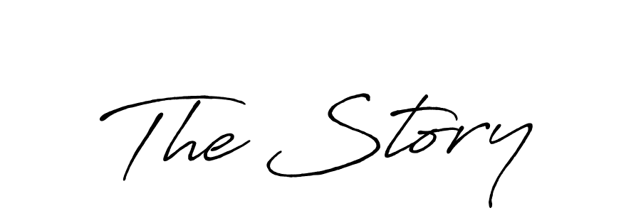 Also we have The Story name is the best signature style. Create professional handwritten signature collection using Antro_Vectra_Bolder autograph style. The Story signature style 7 images and pictures png