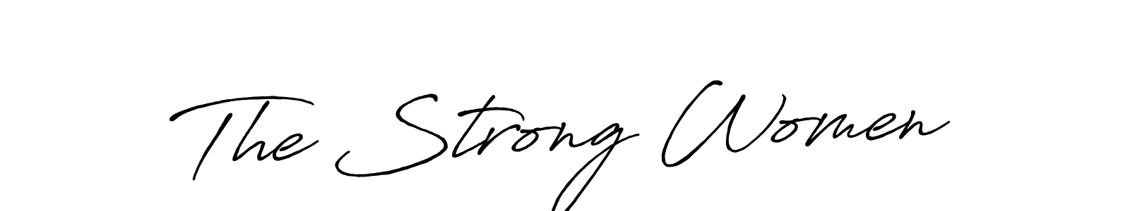 It looks lik you need a new signature style for name The Strong Women. Design unique handwritten (Antro_Vectra_Bolder) signature with our free signature maker in just a few clicks. The Strong Women signature style 7 images and pictures png