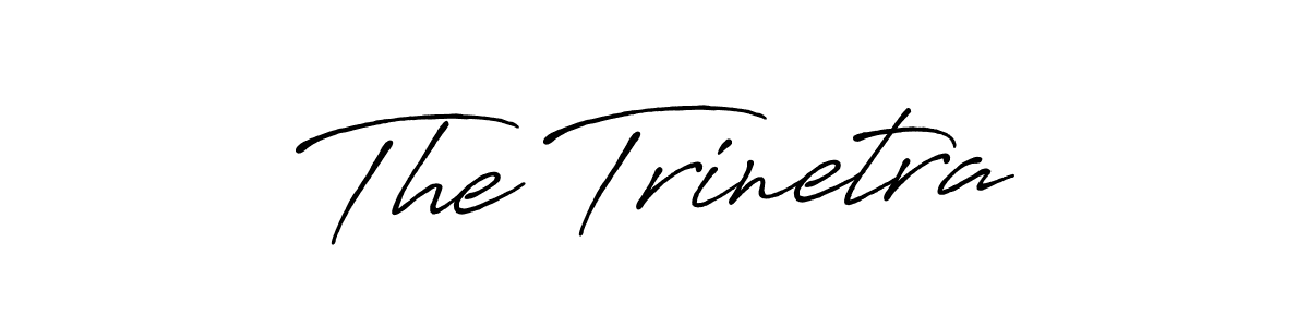 Create a beautiful signature design for name The Trinetra. With this signature (Antro_Vectra_Bolder) fonts, you can make a handwritten signature for free. The Trinetra signature style 7 images and pictures png