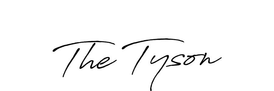 Also we have The Tyson name is the best signature style. Create professional handwritten signature collection using Antro_Vectra_Bolder autograph style. The Tyson signature style 7 images and pictures png