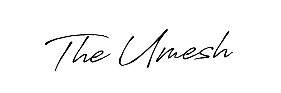 Also we have The Umesh name is the best signature style. Create professional handwritten signature collection using Antro_Vectra_Bolder autograph style. The Umesh signature style 7 images and pictures png