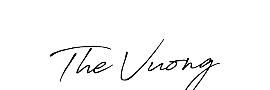 Design your own signature with our free online signature maker. With this signature software, you can create a handwritten (Antro_Vectra_Bolder) signature for name The Vuong. The Vuong signature style 7 images and pictures png