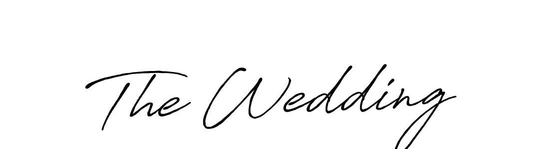 It looks lik you need a new signature style for name The Wedding. Design unique handwritten (Antro_Vectra_Bolder) signature with our free signature maker in just a few clicks. The Wedding signature style 7 images and pictures png