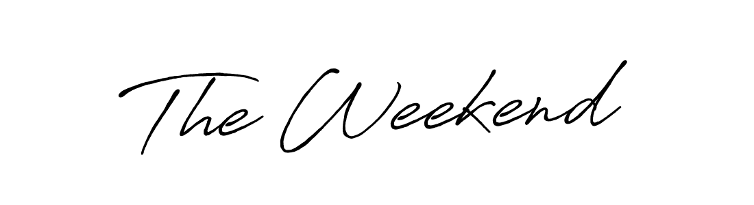 This is the best signature style for the The Weekend name. Also you like these signature font (Antro_Vectra_Bolder). Mix name signature. The Weekend signature style 7 images and pictures png