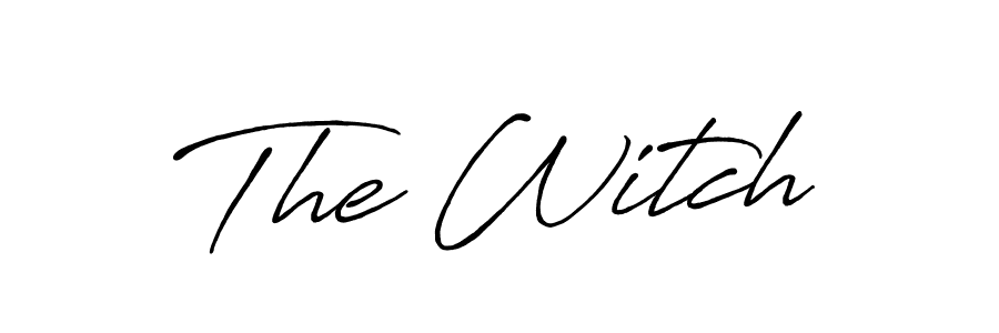 How to make The Witch name signature. Use Antro_Vectra_Bolder style for creating short signs online. This is the latest handwritten sign. The Witch signature style 7 images and pictures png