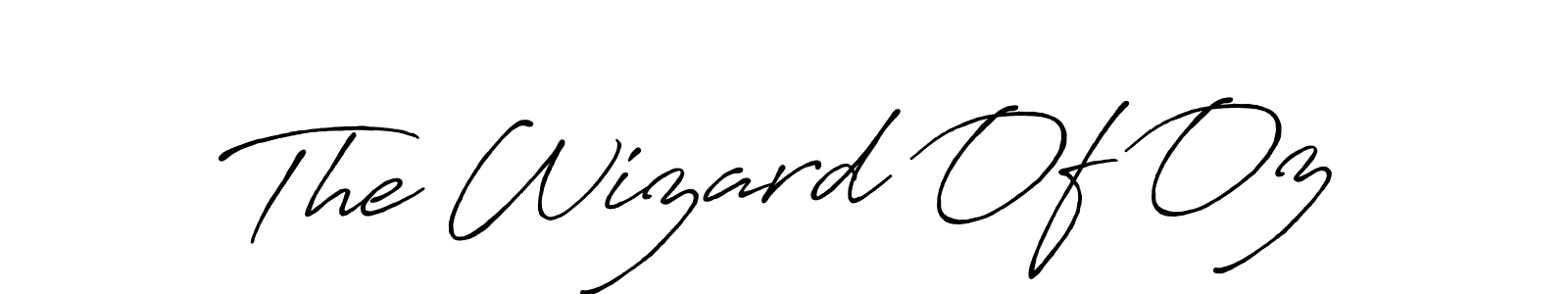 It looks lik you need a new signature style for name The Wizard Of Oz. Design unique handwritten (Antro_Vectra_Bolder) signature with our free signature maker in just a few clicks. The Wizard Of Oz signature style 7 images and pictures png