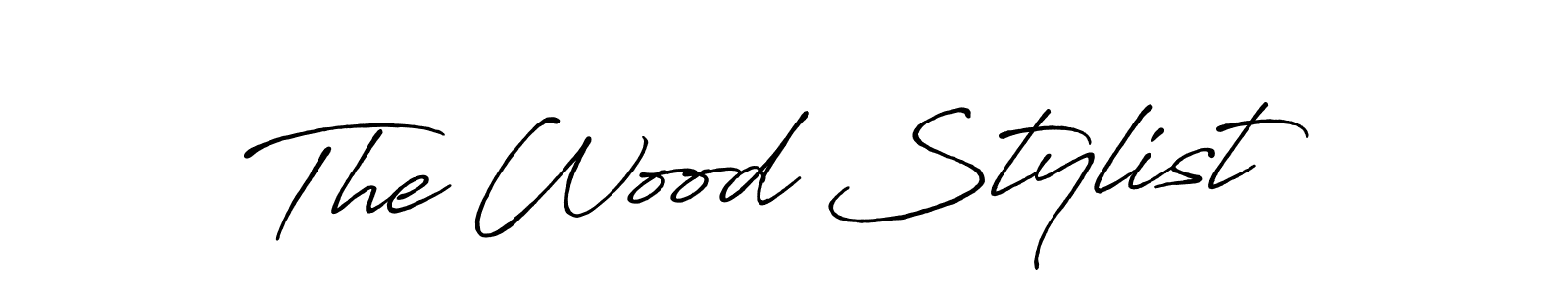 It looks lik you need a new signature style for name The Wood Stylist. Design unique handwritten (Antro_Vectra_Bolder) signature with our free signature maker in just a few clicks. The Wood Stylist signature style 7 images and pictures png