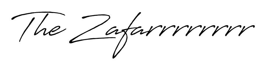 Create your official email sign-off with The Zafarrrrrrrr name in Antro_Vectra_Bolder style. Crisp, clean, and perfectly legible across all screens. The Zafarrrrrrrr signature style 7 images and pictures png